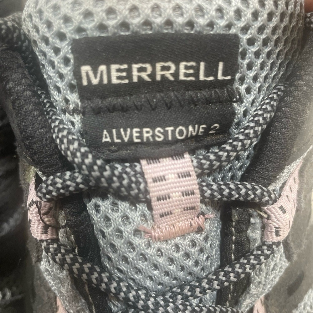 Merrell Alverstone 2 Hiking Sneaker Shoe size 9.5 Black Monume Outdoor Active - Picture 4 of 8